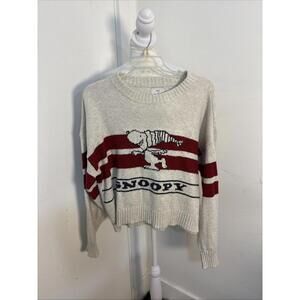American Eagles Outfitters Christmas Snoopy Peanuts Sweater Women’s Size Medium